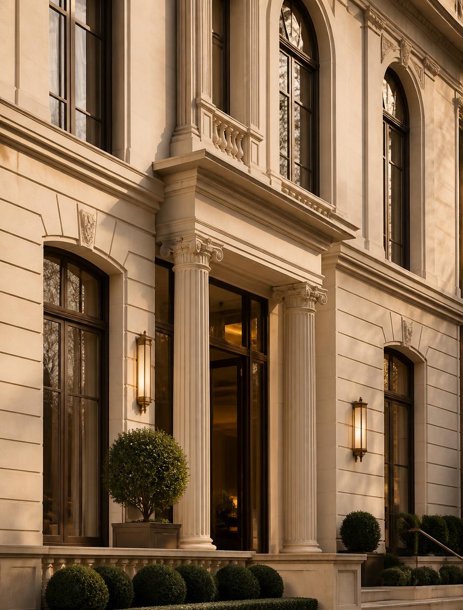 Haus VermögensWerk – Fassade eines klassischen Privatbankhauses